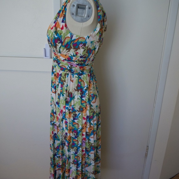 Sleeveless full length casual dress - Picture 3 of 6